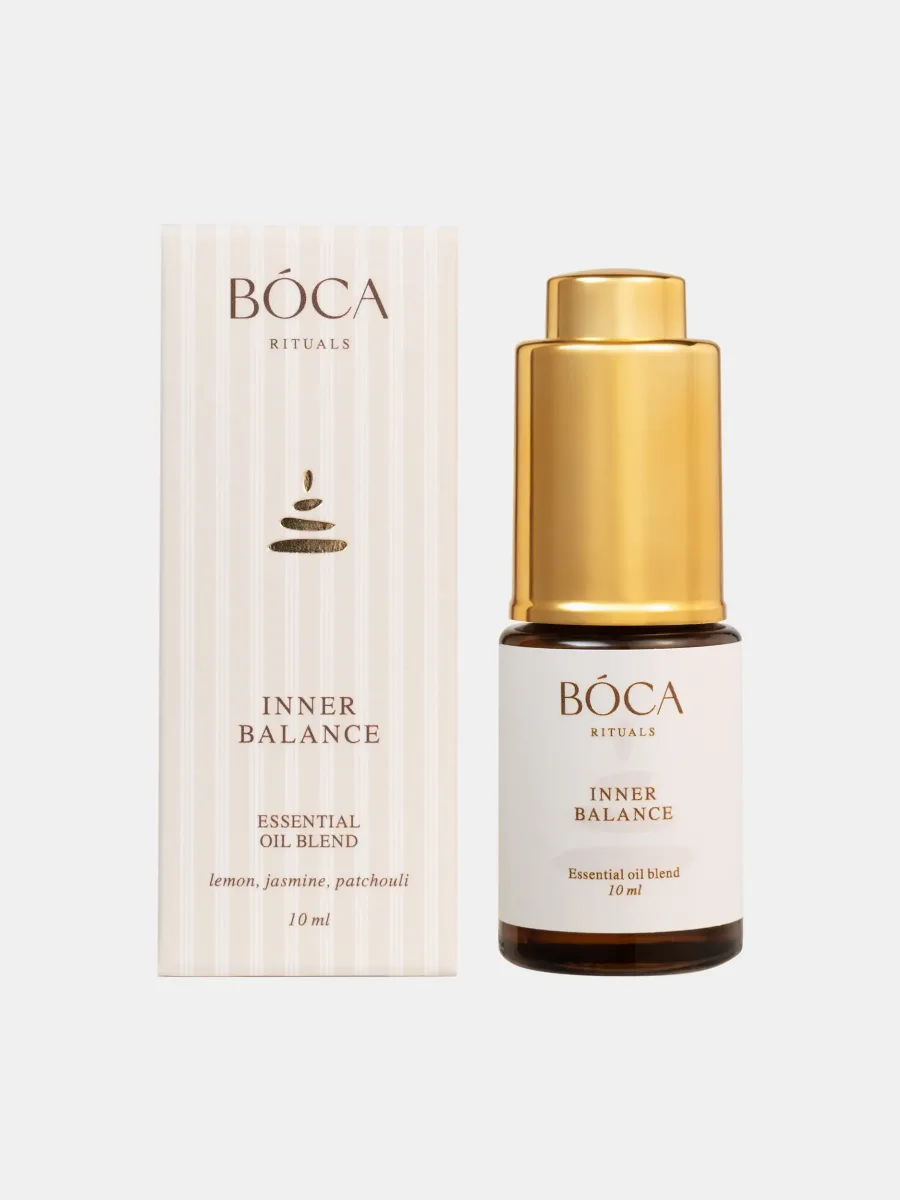 Смесь натуральных масел Rituals Inner balance 10 мл: Лимон в верхних нотах, жасмин в сердце, тёплый заземляющий шлейф пачули.