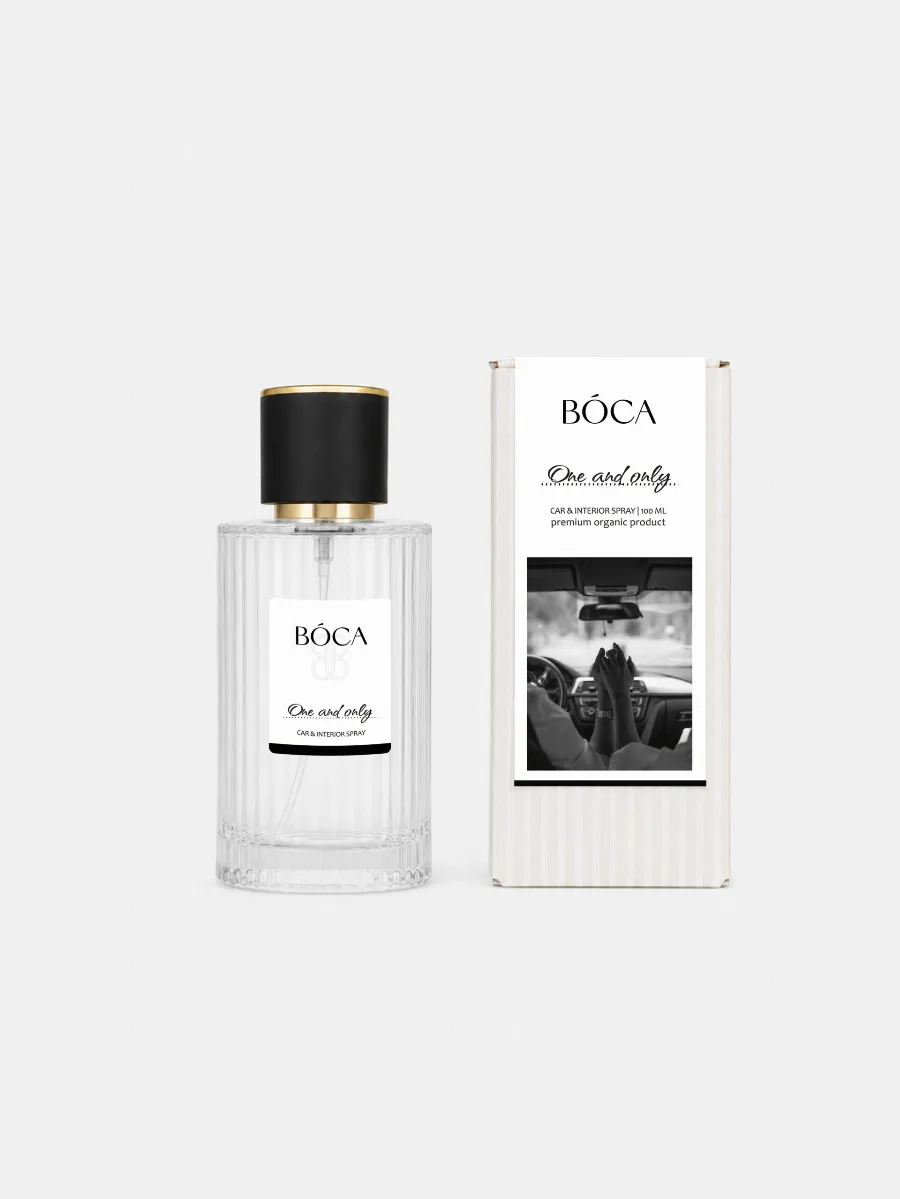 Автоспрей ONE AND ONLY 100 ml: ветивер, кардамон, бергамот, грейпфрут, бобы тонка, амбра, мускус, ваниль Способ применения: распылите в воздухе, чтобы наполнить пространство ароматом