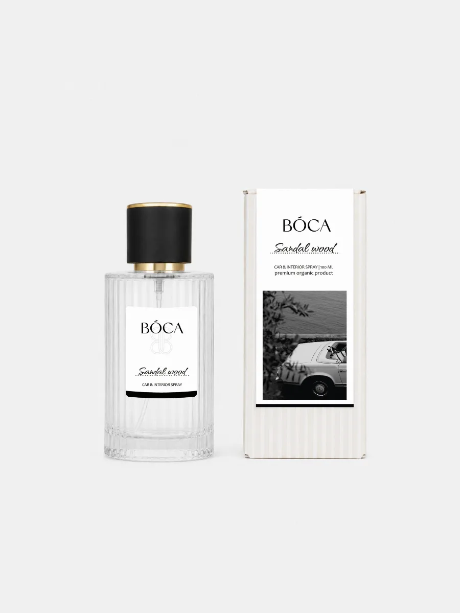 Автоспрей SANDALWOOD 100 ml: инжир, фиалка, сандаловое дерево, амбра, ирис Способ применения: распылите в воздухе, чтобы наполнить пространство ароматом