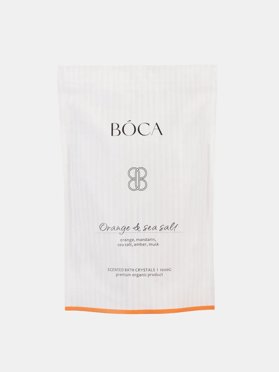 Морская соль Orange & Sea salt 1000 g: #nbsp;апельсин, мандарин, морская соль, амбра, мускус