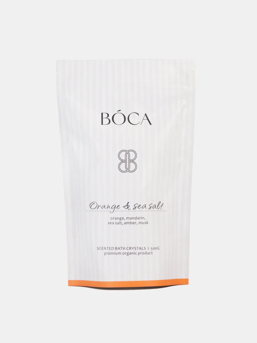 Морская соль Orange & Sea salt 500 g: #nbsp;апельсин, мандарин, морская соль, амбра, мускус